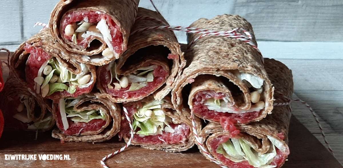 wrap carpaccio truffelmayo